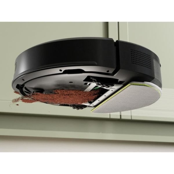Robotdammsugare - IROBOT Roomba 105 Combo + AutoEmpty - 2h - 7000 Pa - 400 ml - Svart Svart