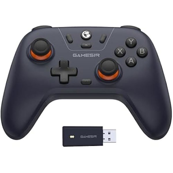 Spilcontroller - GAMESIR - T4 Nova Lite - Tri-mode tilslutning - 10 timers batterilevetid - Joysticks uden dødzone