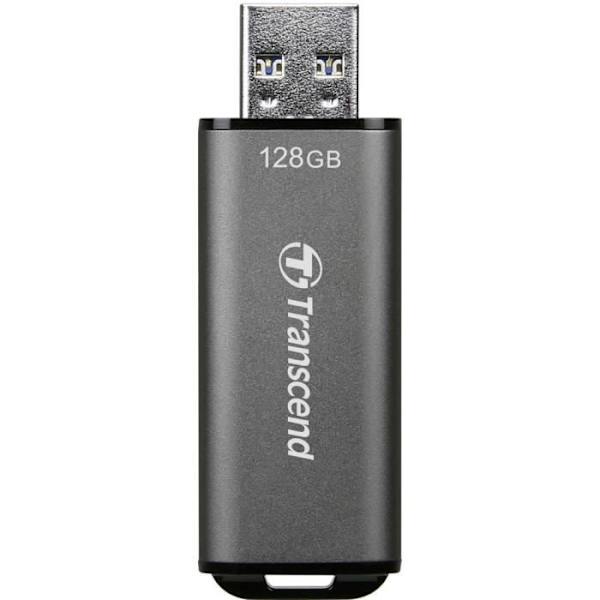 USB-avain - TRANSCEND - JetFlash 920 - 128 Gt - USB 3.2 Gen 1 - Harmaa