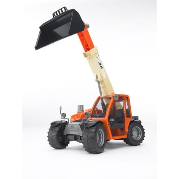 JLG 2505 teleskoplastare - BRUDER - Skala 1:16 - Tillbehör ingår Orange