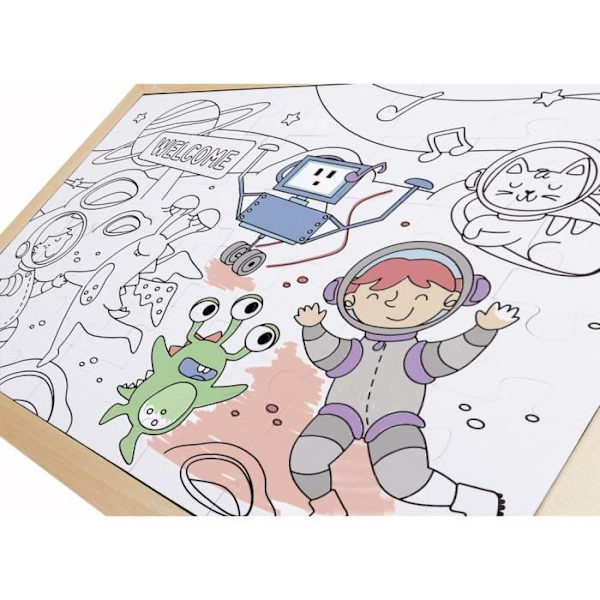 Hape Space Friends Puzzle