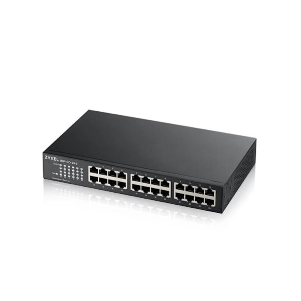 Switch - Zyxel - GS1100-24E - 24 porte Gigabit Ethernet - Ikke administreret - Stille