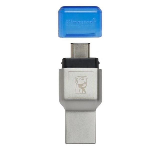 MobileLite DUO 3C microSD-kortlæser - KINGSTON - Dobbelt USB-interface - Robust metalhus