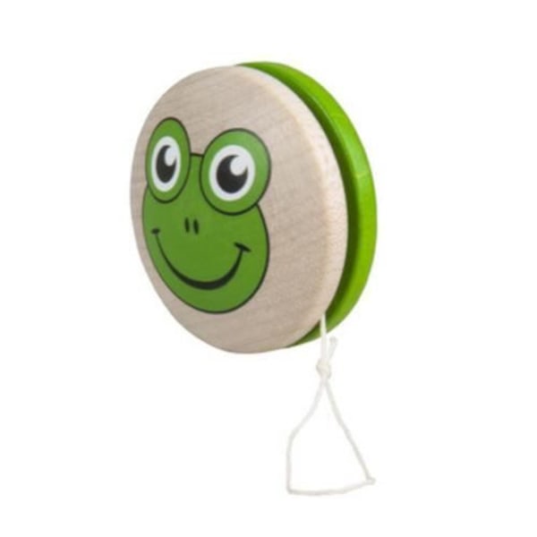 Yoyo - Detoa - Frog - 5,5 cm - Træ - Grøn Grön
