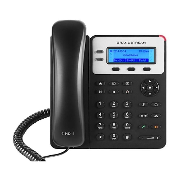 VoIP telefon Grandstream GXP1625 Sort - Kapacitet til adressebog 500 navne og numre - Højtalertelefon Sort