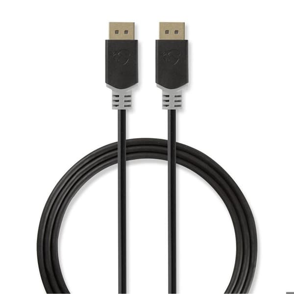 DisplayPort-kabel - Nedis - 1.4 - 8K @ 60Hz - 2,00 m - Guld - PVC