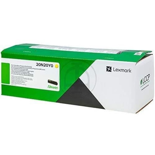 Unison gul tonerpatron til LEXMARK laserprinter - Standard ydelse 1500 sider