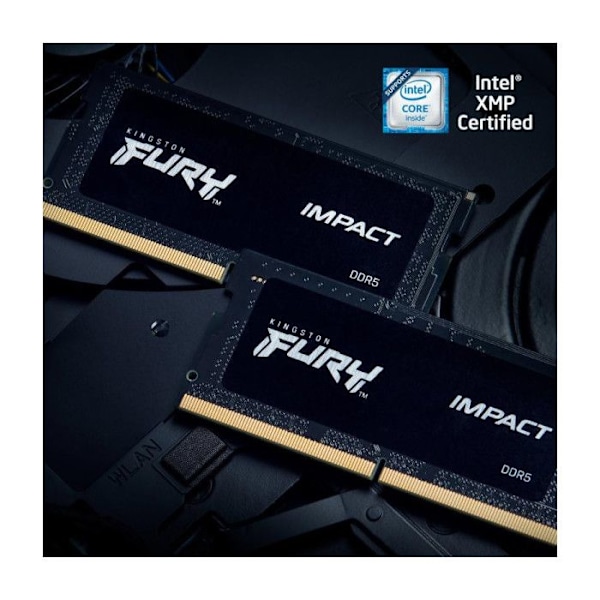 Muisti moduuli - Kingston - FURY Impact - DDR5 - 16 Gt - SO DIMM 262 liuskaa - 5600 MHz