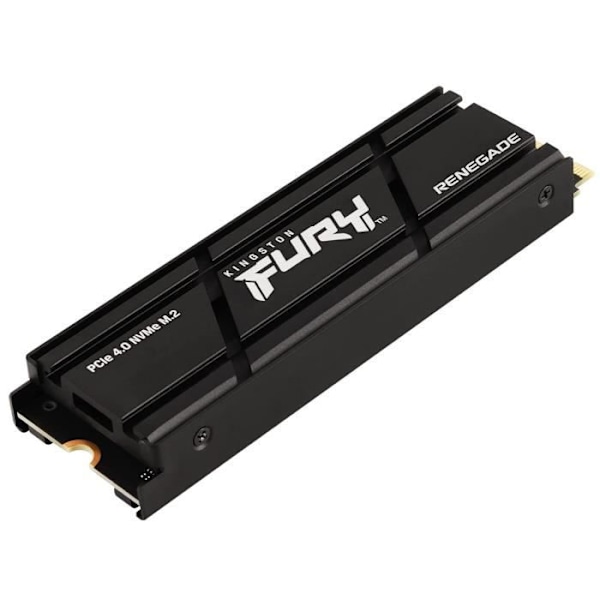 Kingston FURY Renegade 2000G PCIe 4.0 NVMe SSD med varmeafledningsradiator - til spillere, entusiaster (SFYRDK/2000G)