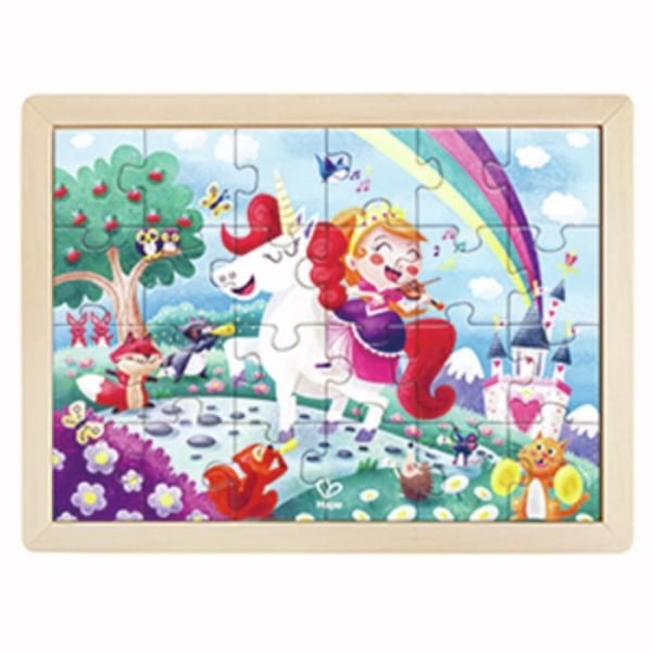 Hape Unicorn Friends -palapeli Flerfärgad
