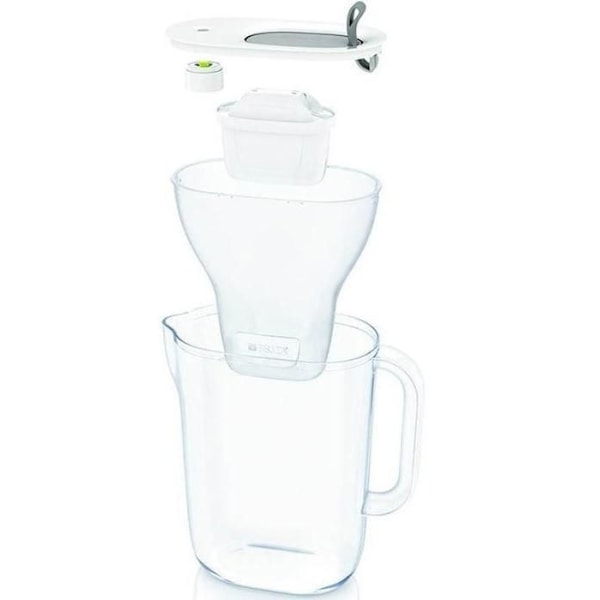 Brita Karaffer Karaffel med filter Style XL LED, volym 3,6 l, filter MX PRO, grå 1052803