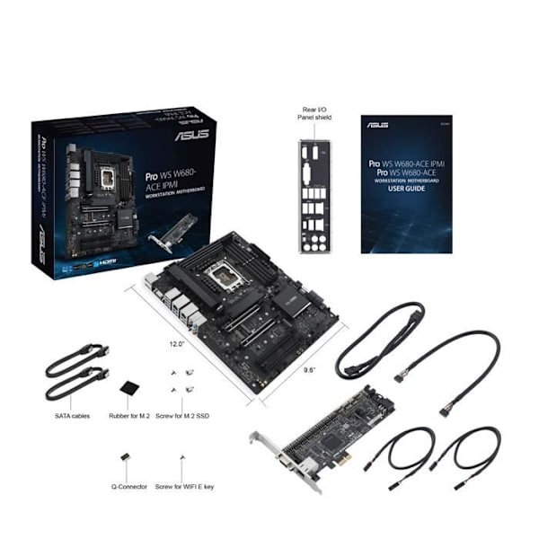 Emolevy - ASUS - PRO WS W680-ACE IPMI - Intel W680 LGA 1700 ATX