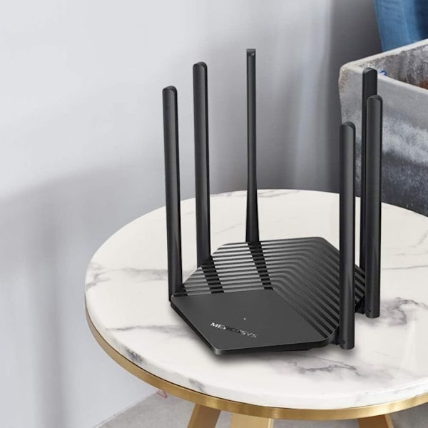 AC1900Mbps Dual-Band WiFI-router - MERCUSYS MR50G - 6 externa antenner - 2 Gigabit LAN-portar + 1 Gigabit WAN-port