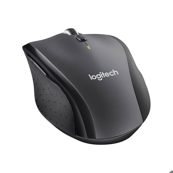 Trådlös mus - Logitech - MARATHON M705 - Ergonomisk - 7 knappar - Optisk Grå