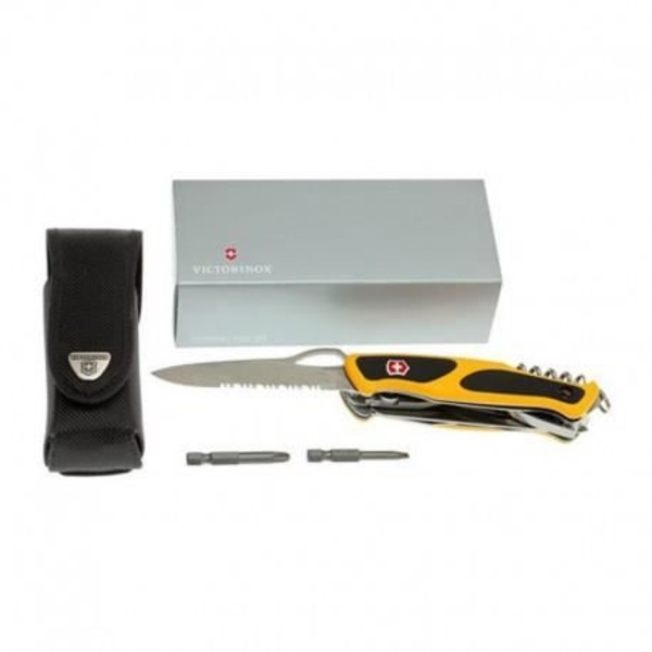 Schweizisk hærkniv - Victorinox - RangerGrip 174 Boatsman - Gul - Rustfrit stål - 23 funktioner Gul