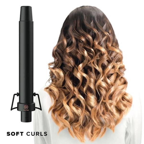 Styler - BELLISSIMA - Twist & Styl Kit - Sort - Temperatur 190°C - Rotation til styling Sort og rosa guld