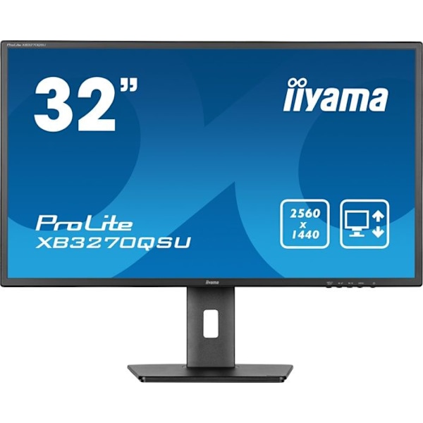 Skærm PC - IIYAMA - XB3270QSU-B1 - 32 tommer - WQHD 2560x1440 - LED IPS Sort