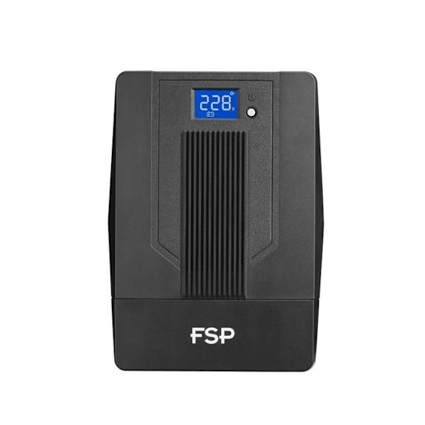 Line-interactive 2000 VA FSP iFP 2000 UPS UPS - LCD-touchskærm, RJ11/45-stik og USB-port Sort