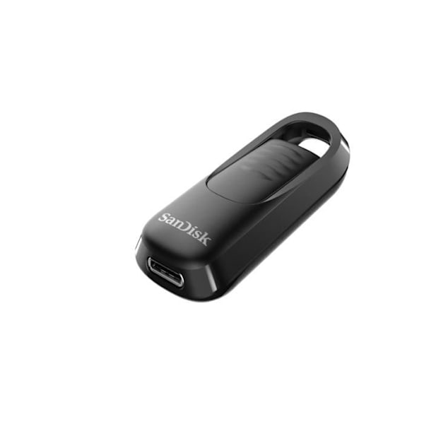 USB-avain - SANDISK - Ultra Slider USB Type-C 128 Gt - USB 3.0 - Kannettava tietokone/tabletti/älypuhelin yhteensopiva