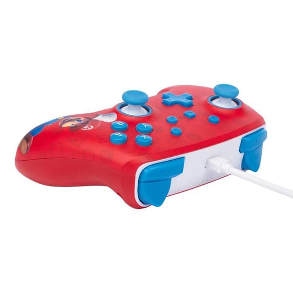 Manette Filaire Woo-hoo! Mario-Accessoar-SWITCH Röd