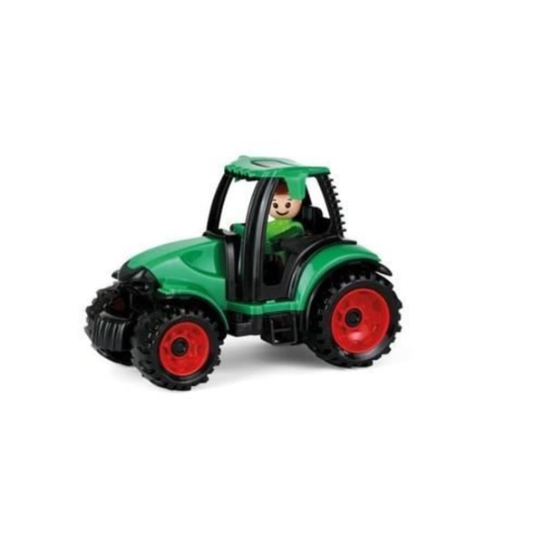Traktori - LENA - Malli 01624 - 17 cm - Muovilelu - Sisä- ja ulkokäyttöön Sort, Grøn