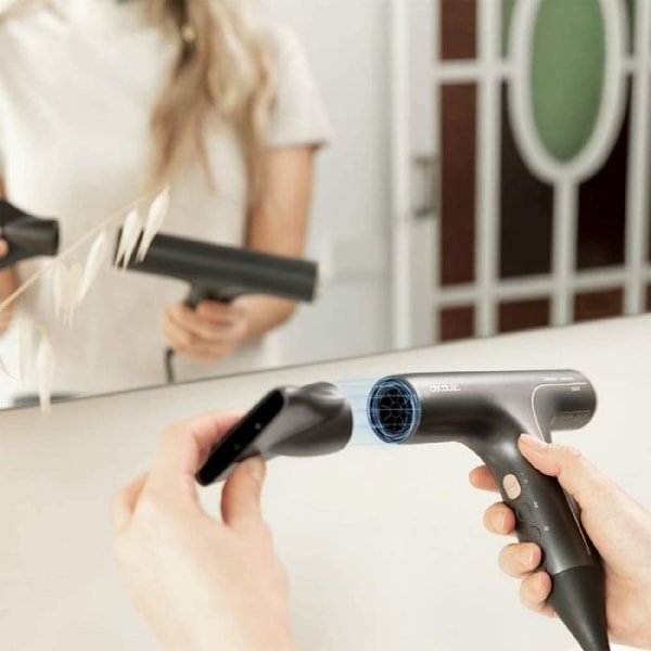 Hiustenkuivaaja - CECOTEC - IoniCare 6000 Rockstar Soft - Digitaalinen moottori - Real Ions - Extreme Protect RockstarSoft