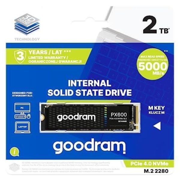 SSD - GOD RAM - PX600 - 2000 GB - PCIe 4X4 M.2 2280