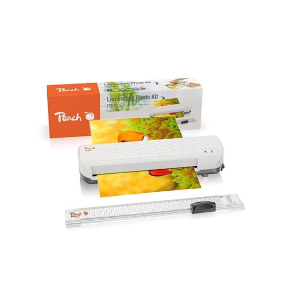 Bindningsmaskin - laminator - stansmaskin Peach - 510973 - 2in1 lamineringsfotokit PBP105