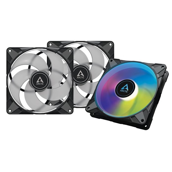 ARCTIC P14 PWM PST A-RGB 0dB Fläkt - Paket med 3 - Svart Svart
