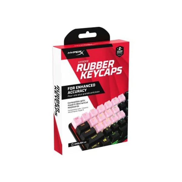 HyperX Gummitangenter - Spelaccessoarer Kit, 19 Tangenter, Engelsk Layout (US)