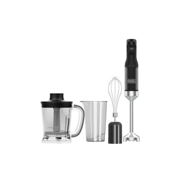 Mixerstav - Black+Decker - BXHBA1501E - 1500 W - Grå Stål