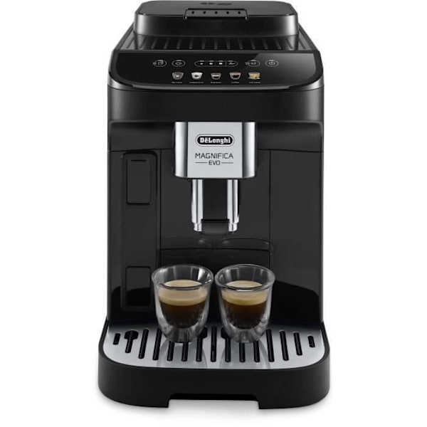 Automaattinen espressokeitin De'Longhi Magnifica Evo -myllyllä - ECAM290.61.B - maitojuomatekniikka, musta sort