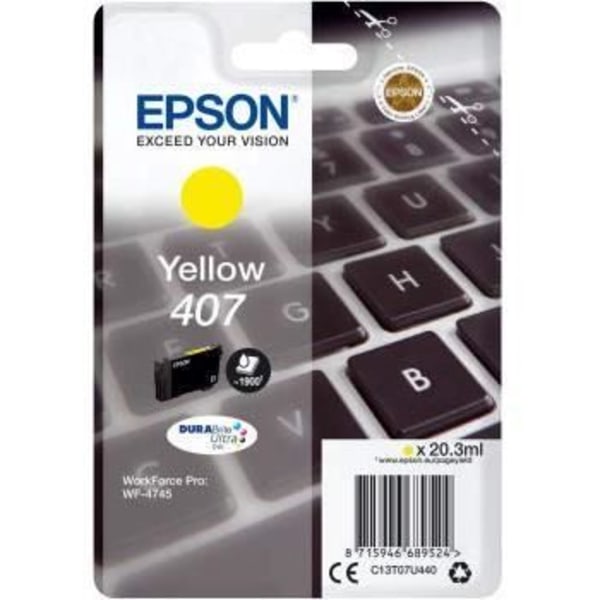 EPSON WF-4745 -sarjan mustepatruuna Y WF-4745 -sarjan mustepatruuna keltainen