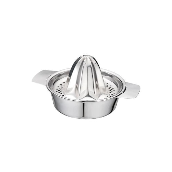 Sitruspuristin - Inox - Halkaisija 9 cm - Keräyssäiliö 150 ml - Astianpesukoneen kestävä - Kompakti Rustfrit stål