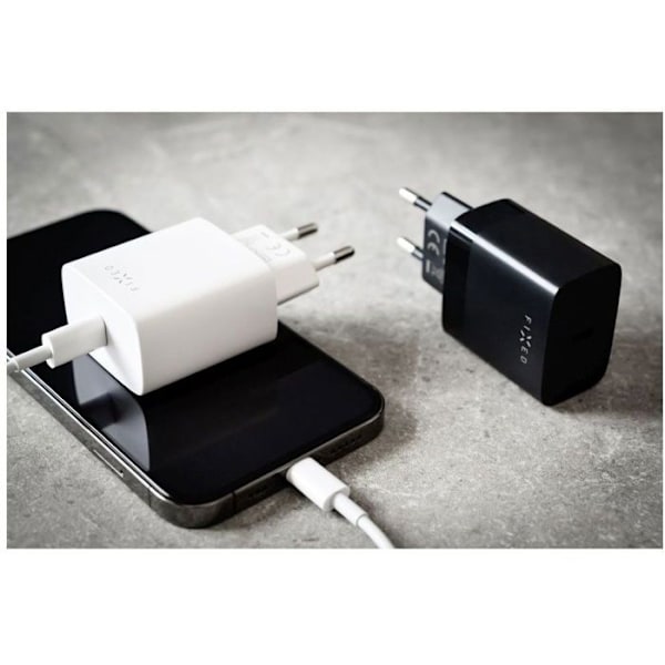 FIXE USB-C:llä ja PD 30W tuki valkoinen