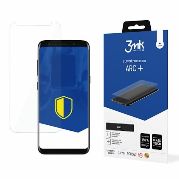 3MK Samsung Galaxy S8 suojakalvo - ARC+ - läpinäkyvä - TU