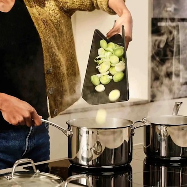 Skärbräda - Joseph Joseph - Chop2Pot Plus - Fällbar - Svart - 450 mm x 263 mm Svart