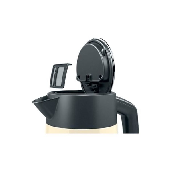 Bouilloire - BOSCH - TWK 4P437 - 1.7 L - 2400 W - Beige - Sort Beige, Sort