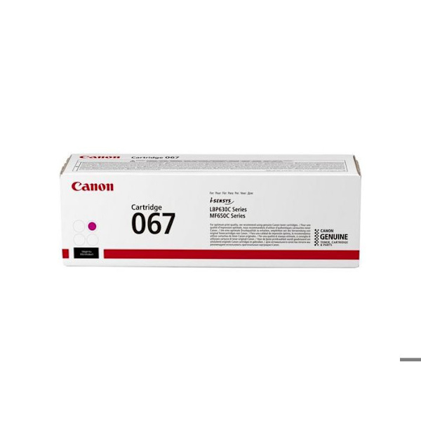 Toneri - Canon - 067 - Magenta - 1250 sivua - Pakkaus 1