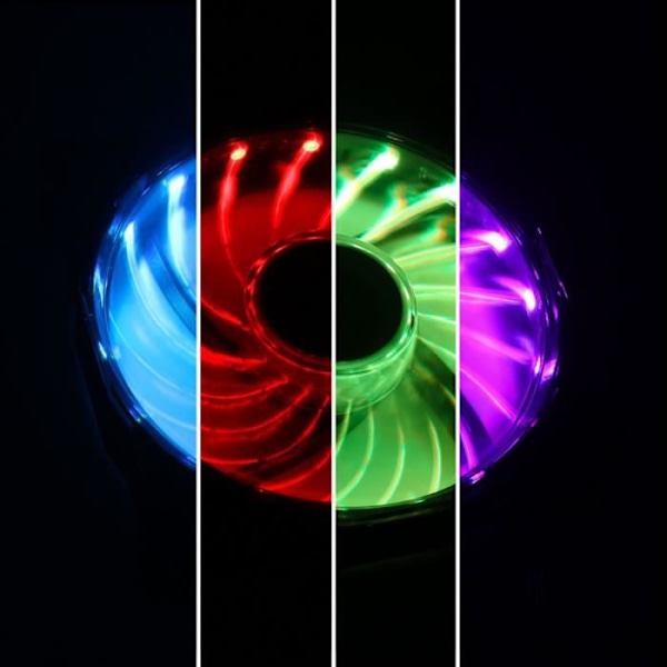 Akasa Vegas 7 LED Lufter, RGB - 120mm 0,000000 musta