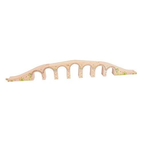 Bigjigs Rail Wooden Ribblehead Viaduct Bridge - Muut suuret puuraidemerkit ovat yhteensopivia