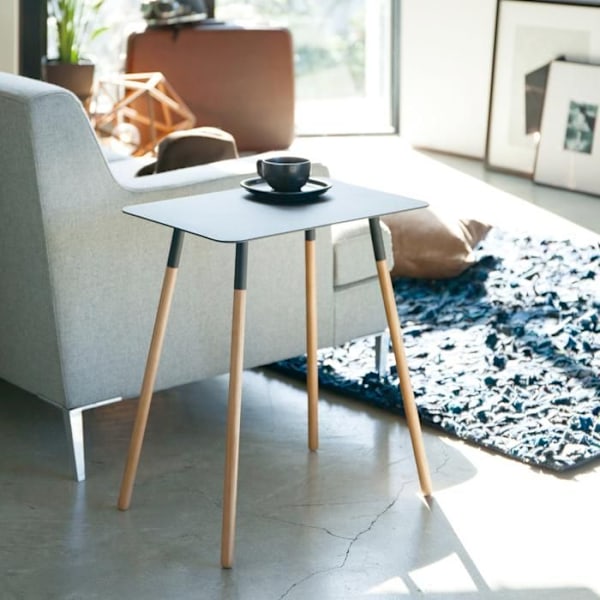 CALICOSY - Rekktangulær sidebord L45 cm - PLAIN - Sort-Sort