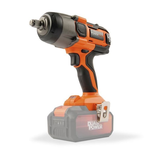 Trådløs slagnøgle - Powerplus - POWDP20400 - 40V - 350NM Orange - Sort