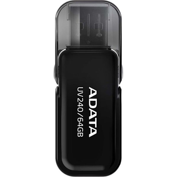 ADATA UV240 USB-muistitikku - 32 Gt - USB 2.0 - Kansi - Musta