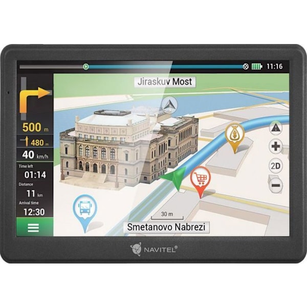Auto GPS - modul - Navitel navigationsbox | GPS-navigering | MS700 | GPS (satellit) | Kartor ingår Svart