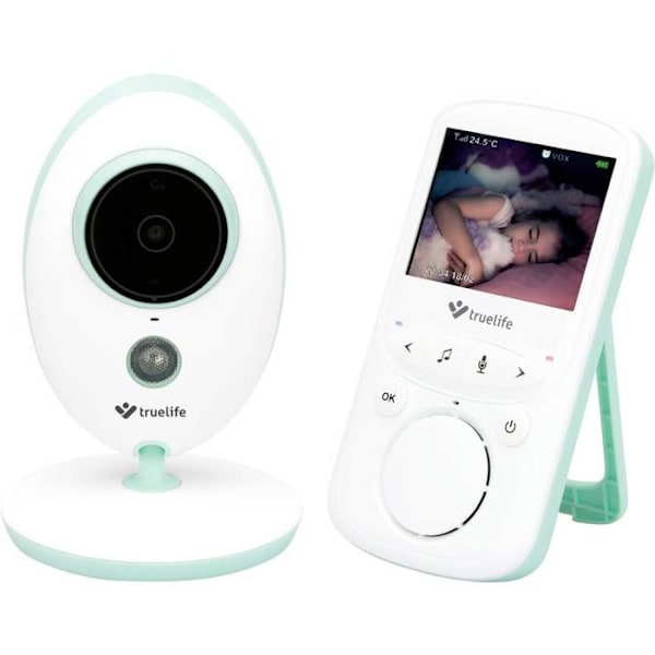 truelife NannyCam V24 Pro TLVMMNCV24PWB Babyalarm med 2,4 GHz digitalkamera