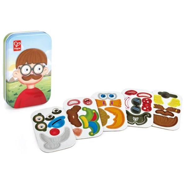 Magnetisk Funny Face Matching Spil Hape Toy