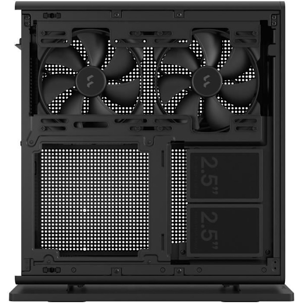 Mini Tower Case - FRACTAL DESIGN - Ridge Black mITX - PCIe 4.0 - Musta