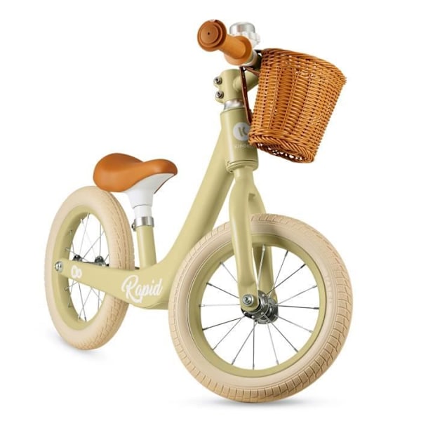 Kinderkraft retro Draisienne RAPID 2 lisävarusteilla Vihreä
