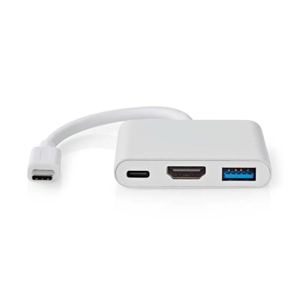 Denna Nedis USB 3.2 1st Generation multiport-adapter kan anslutas till vilken USB-C™-enhet som helst. Du kan alltså ansluta